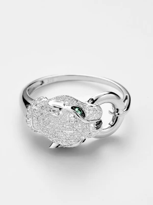 DIAMANTA Złoty pierścionek z diamentami rozmiar: 58