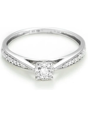 DIAMANTA Złoty pierścionek z diamentami rozmiar: 52