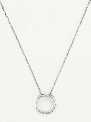 DIAMOND & CO Złota zawieszka "Cercle" z diamentami rozmiar: onesize
