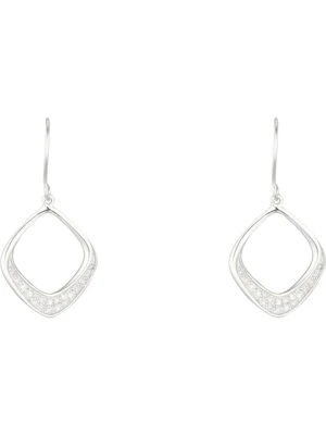 DIAMOND & CO Złote kolczyki "Baisha" z diamentami rozmiar: onesize srebrny