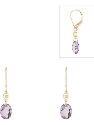 DIAMOND & CO Złote kolczyki "Olivia" z diamentami rozmiar: onesize