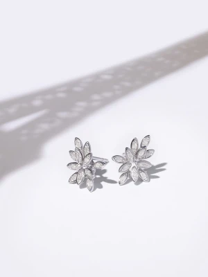 DIAMOND & CO Złote kolczyki-wkrętki "Bouquet" z diamentami rozmiar: onesize
