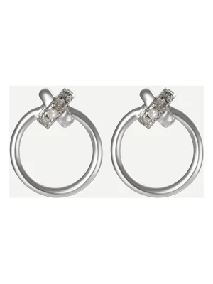 DIAMOND & CO Złote kolczyki-wkrętki "Clair de Lune" z diamentami rozmiar: onesize