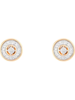 DIAMOND & CO Złote kolczyki-wkrętki "Divine" z diamentami rozmiar: onesize