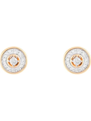 DIAMOND & CO Złote kolczyki-wkrętki "Divine" z diamentami rozmiar: onesize