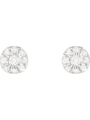 DIAMOND & CO Złote kolczyki-wkrętki "Idylle" z diamentami rozmiar: onesize