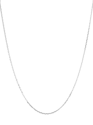 DIAMOND & CO Złoty naszyjnik - dł. 43 cm rozmiar: onesize srebrny