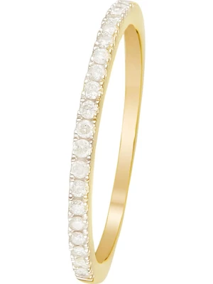 DIAMOND & CO Złoty pierścionek "Alliance Délice" z diamentami rozmiar: 54