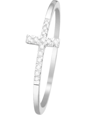 DIAMOND & CO Złoty pierścionek "Christiane" z diamentami rozmiar: 62