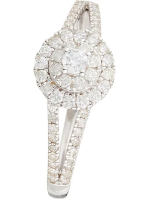 DIAMOND & CO Złoty pierścionek "Jaya" z diamentami rozmiar: 52