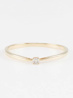 DIAMOND & CO Złoty pierścionek "Mayte" z diamentem rozmiar: 58