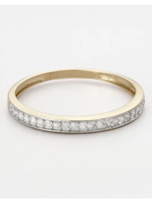 DIAMOND & CO Złoty pierścionek "Orphée" z diamentami rozmiar: 52