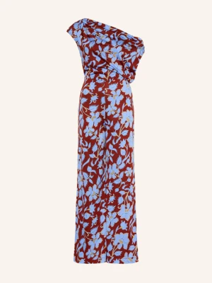Diane Von Furstenberg Kombinezon Na Jedno Ramię Wittrock Z Dżerseju blau beżowy