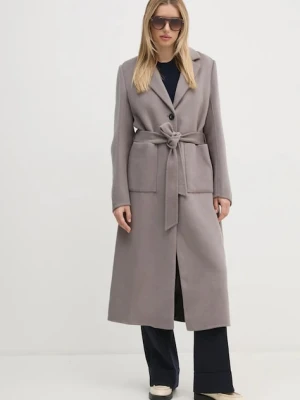 DIANE VON FURSTENBERG płaszcz wełniany