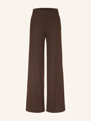 Diane Von Furstenberg Spodnie Typu Marlena Alexander Z Paskami Z Galonu braun