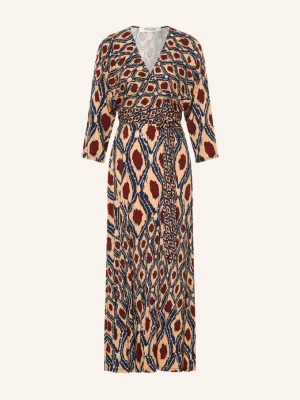 Diane Von Furstenberg Sukienka Ivara W Stylu Kopertowym Z Rękawami 3 / 4 beige