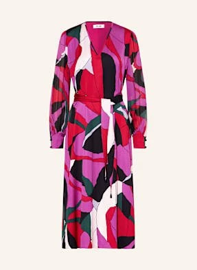 Diane Von Furstenberg Sukienka Satynowa Abel Z Mieszanki Materiałów pink