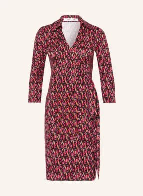 Diane Von Furstenberg Sukienka W Stylu Kopertowym New Jeanne Z Jedwabiu rot