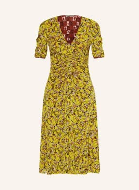 Diane Von Furstenberg Sukienka Z Siateczki Koren Dwustronna braun
