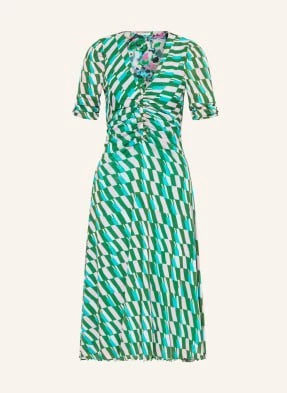 Diane Von Furstenberg Sukienka Z Siateczki Koren gruen