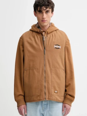 Dickies bezrękawnik bawełniany kolor brązowy przejściowy DK0A88IT