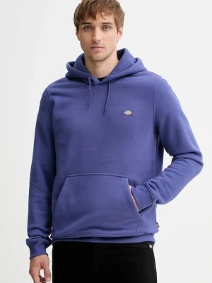 Dickies bluza męska kolor fioletowy z kapturem gładka DK0A4XCD
