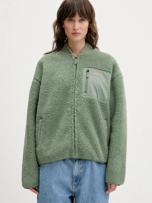 Dickies bluza polarowa damska kolor zielony gładka DK0A88BN
