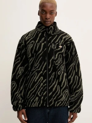 Dickies bluza polarowa męska kolor czarny wzorzysta DK0A87NS