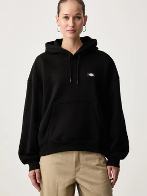 Dickies bluza z kapturem damska z bawełną czarny