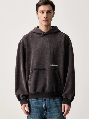 Dickies bluza z kapturem męska z bawełną szary