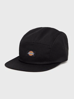 Dickies czapka kolor czarny gładka DK0A4XC1BLK-BLACK