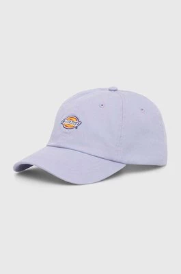 Dickies czapka kolor fioletowy z aplikacją