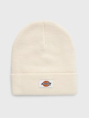 Dickies Czapka kolor kremowy z cienkiej dzianiny