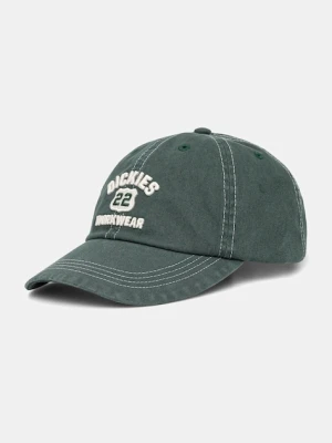 Dickies czapka z daszkiem bawełniana kolor zielony DK0A87N9