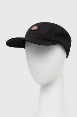 Dickies czapka z daszkiem FINCASTLE CAP kolor czarny z aplikacją DK0A4YPC