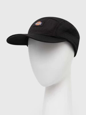 Dickies czapka z daszkiem FINCASTLE CAP kolor czarny z aplikacją DK0A4YPC