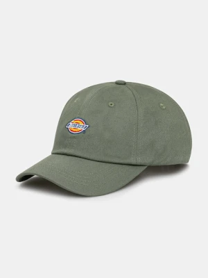 Dickies czapka z daszkiem kolor zielony z aplikacją