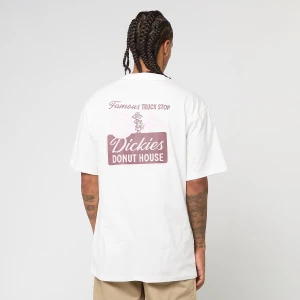 Dickies Donut House Tee Short Sleeve mężczyźni T-Shirty i Polo biały rozmiar Odzież