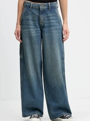 Dickies jeansy damskie kolor granatowy DK0A4Z6S