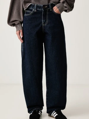 Dickies jeansy loose damskie granatowy
