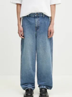 Dickies jeansy Madison Baggy Fit Denim Rinsed Blue W/ Fade męskie DK0A4YECK211