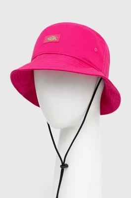 Dickies kapelusz bawełniany kolor różowy bawełniany