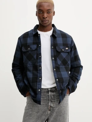 Dickies koszula męska kolor granatowy regular DK0A4XGRNV0-NAVY