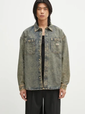Dickies kurtka jeansowa Houston Ls Shirt Yellow Fade Indigo