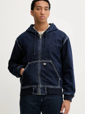 Dickies kurtka jeansowa kolor granatowy przejściowa oversize DK0A87OA