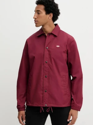 Dickies kurtka męska kolor bordowy przejściowa DK0A4XEW