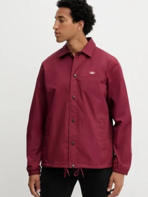 Dickies kurtka męska kolor bordowy przejściowa DK0A4XEW