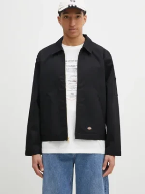 Dickies kurtka męska kolor czarny przejściowa DK0A4XK4BLK-CZARNY