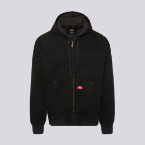 Dickies Kurtka Zimowa Hilham Lined Denim Hooded Bomber czarny