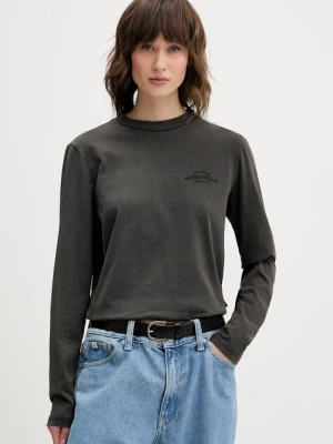 Dickies longsleeve bawełniany kolor szary DK0A87Q6
